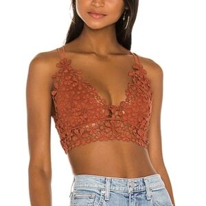 Free People miss dazie bralette in terracotta